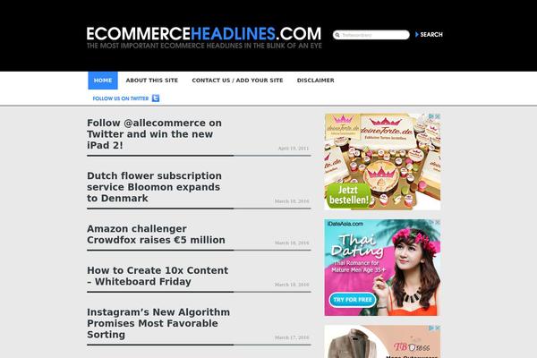 Magazeen theme site design template sample