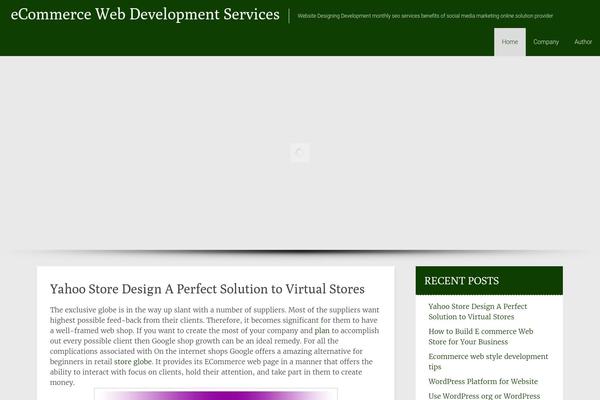 ecommercewebdevelopmentservices.com site used Geekery