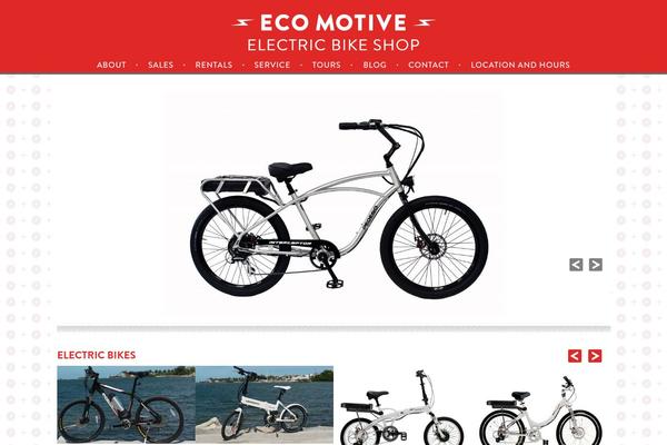 Eco theme site design template sample