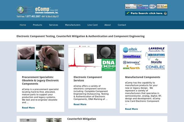 Enterprise Pro theme site design template sample