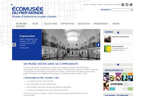 ecomusee.qc.ca site used Custom20