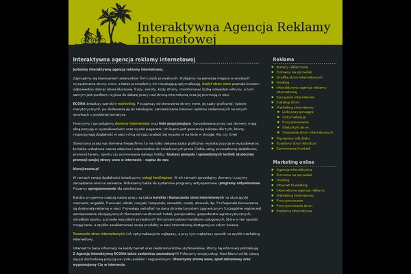 econa.pl site used Greenlove