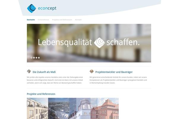 Clarity theme site design template sample