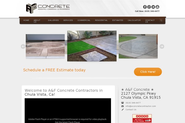 Alyeska theme site design template sample