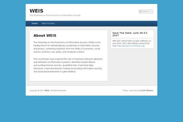 Catch Box theme site design template sample
