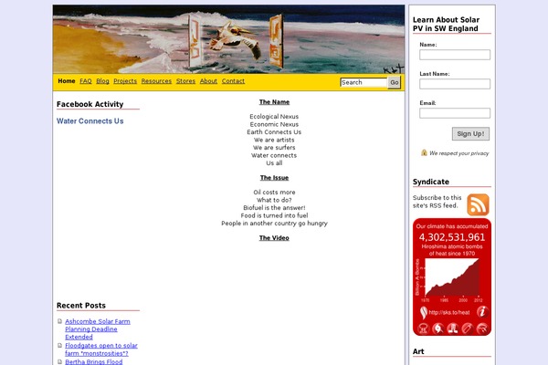 Site using Contact-form plugin
