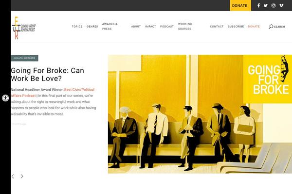 Journo theme site design template sample