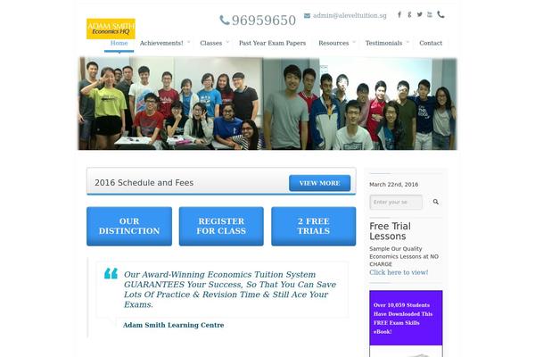 Twenty Twenty theme site design template sample