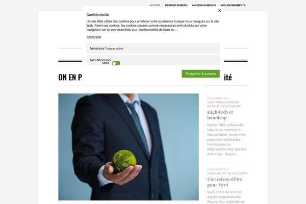 Site using Cmsmasters-mega-menu plugin