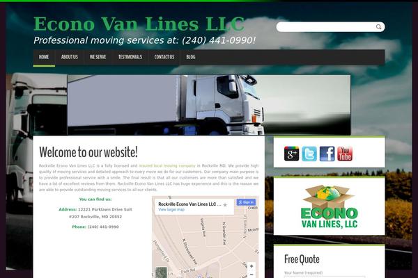 Duena theme site design template sample