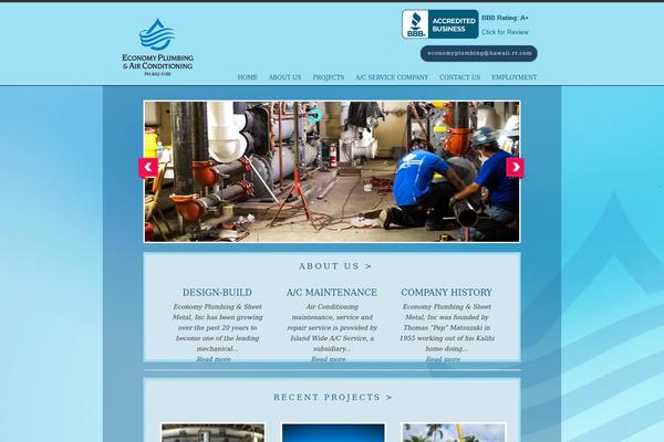 Simple’n’Bright theme site design template sample
