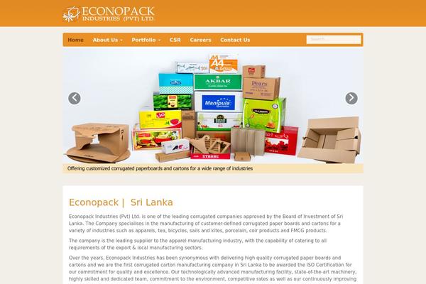 Radiant theme site design template sample