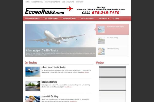 Exciter theme site design template sample