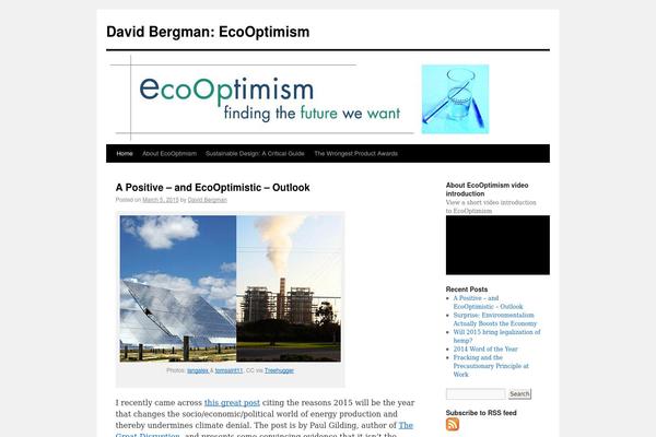 Twenty Ten theme site design template sample