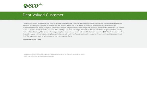 ecoplusrecycling.com site used Rye