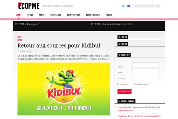 Newsroom14 theme site design template sample
