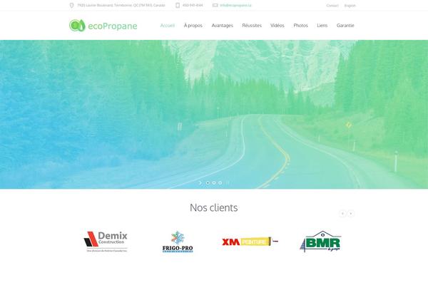 Eco Nature theme site design template sample