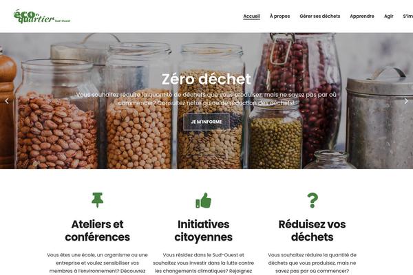 Lekker theme site design template sample