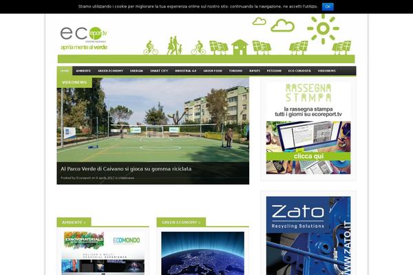 ecoreport.tv site used Customizable Blogily