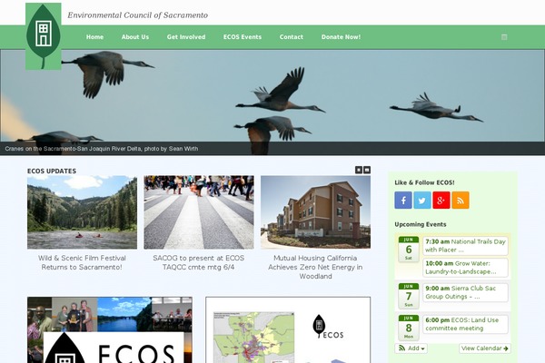 Vantage theme site design template sample