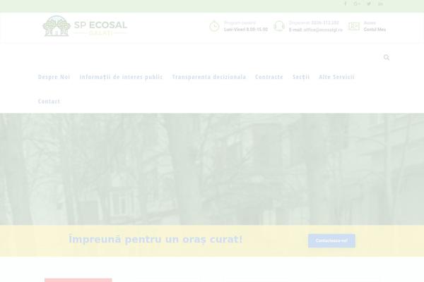 Ark-child theme site design template sample