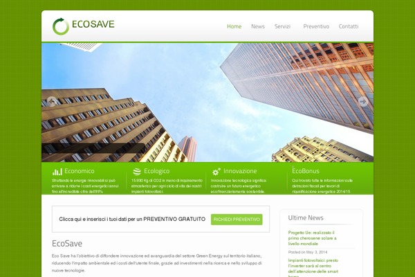 Ecobiz theme site design template sample