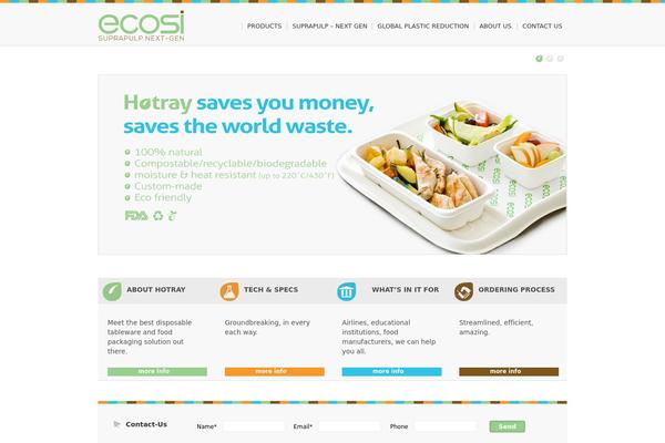 Tint theme site design template sample