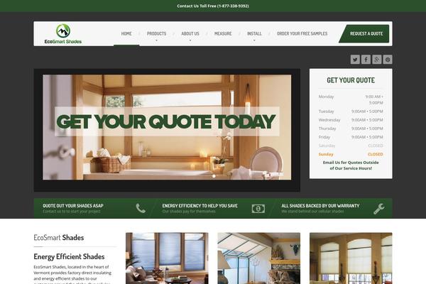 ecosmartshades.com site used CarPress