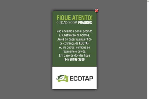 ecotap.com.br site used Ecotap