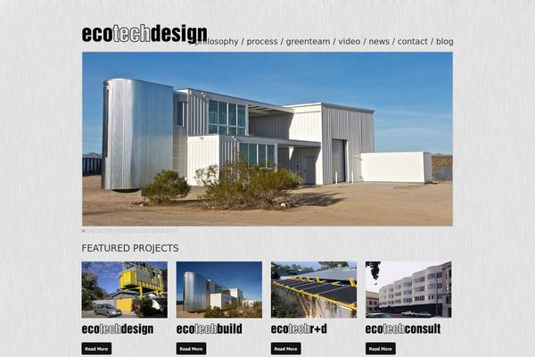 ecotechdesign.com site used Theme1138