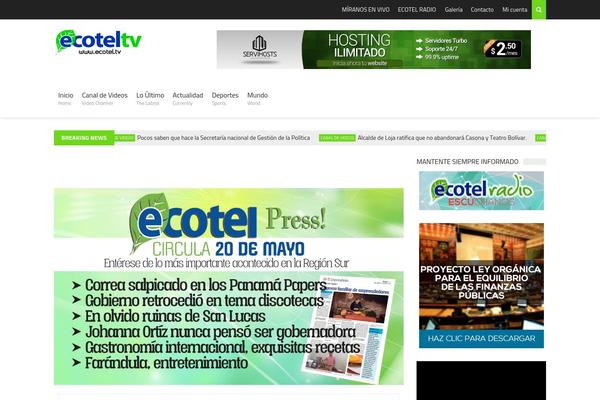 TrendyBlog theme site design template sample