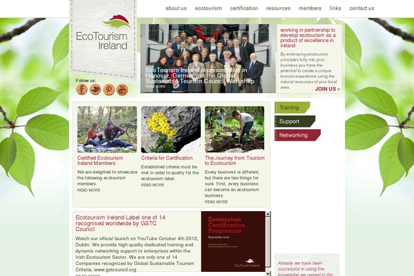 ecotourismireland.ie site used Eco