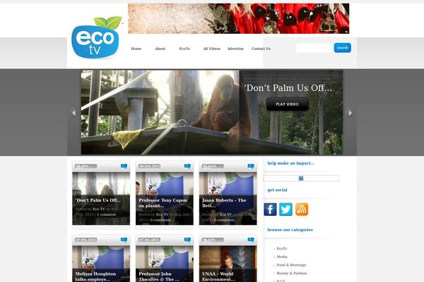 Evid theme site design template sample