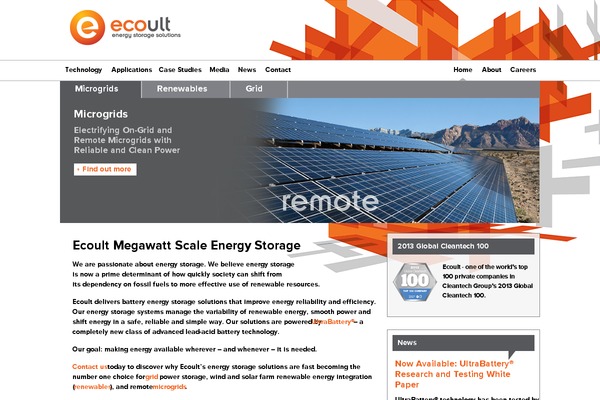 ecoult.com site used Teczilla