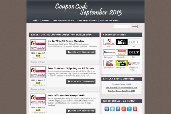 Couponpress theme site design template sample
