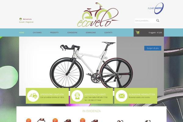 ecovelo.it site used Ecovelo