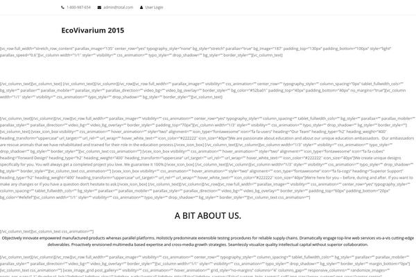 Total theme site design template sample