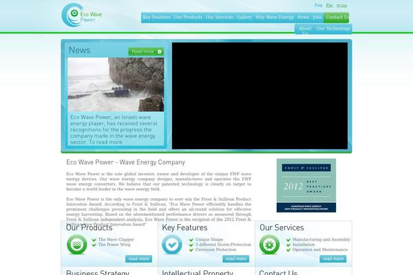 ecowavepower.com site used Ewp-theme