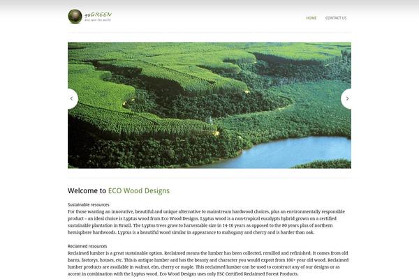Ut-gogreen theme site design template sample