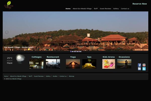 Voyage theme site design template sample