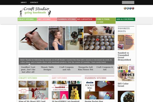 Xin Magazine theme site design template sample