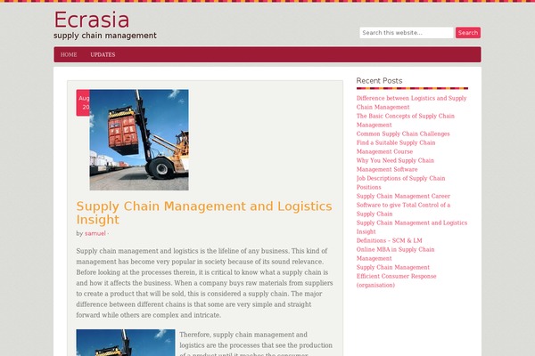 Luscious theme site design template sample