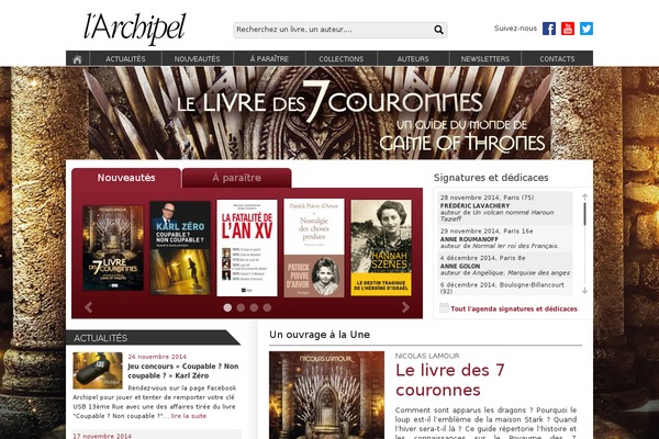 ecriture-communication.com site used Archipel