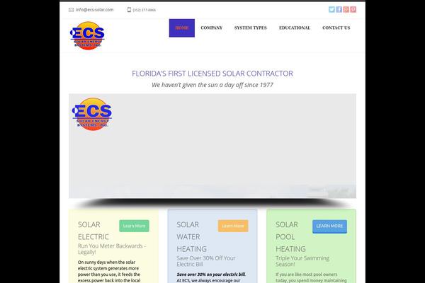 ecs-solar.com site used Splendor_theme