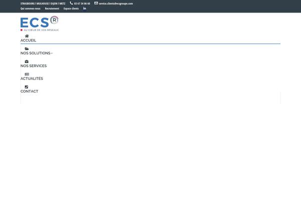 Ecs theme site design template sample
