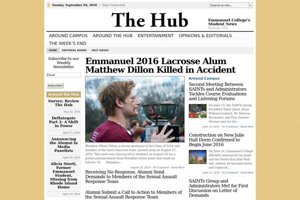 WP Newspaper theme site design template sample