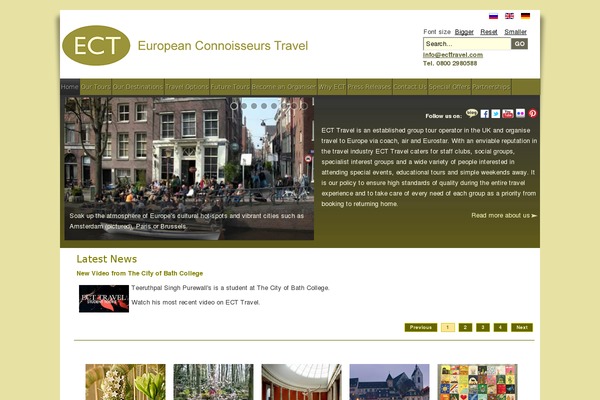 ecttravel.com site used Twentyten-xili