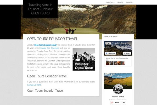 Adventure theme site design template sample