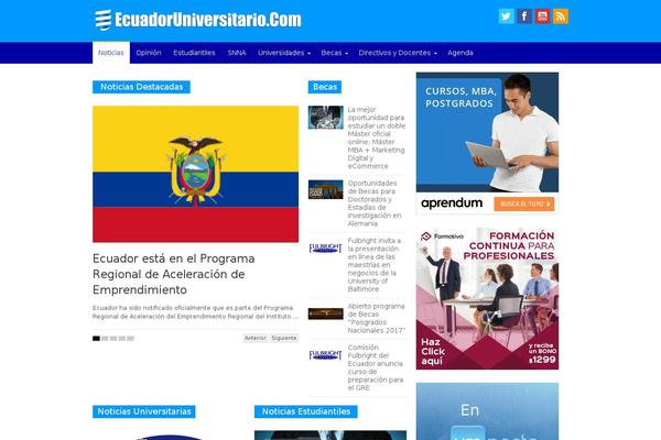 NewsPlus theme site design template sample