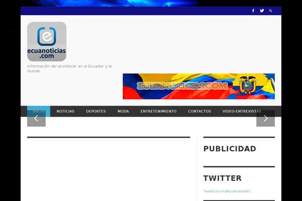 PRESSO theme site design template sample